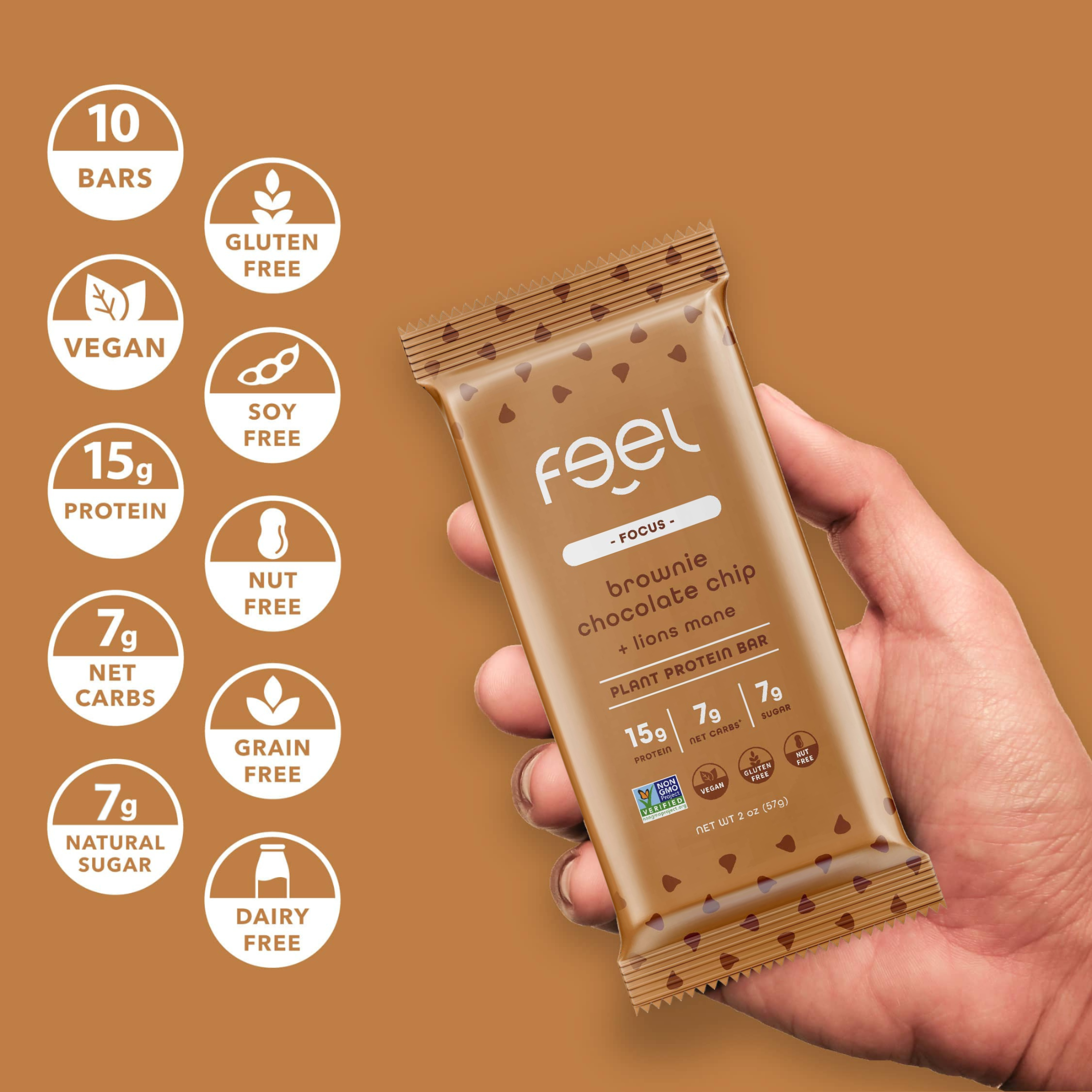 Brownie Chocolate Chip - 10 Pack