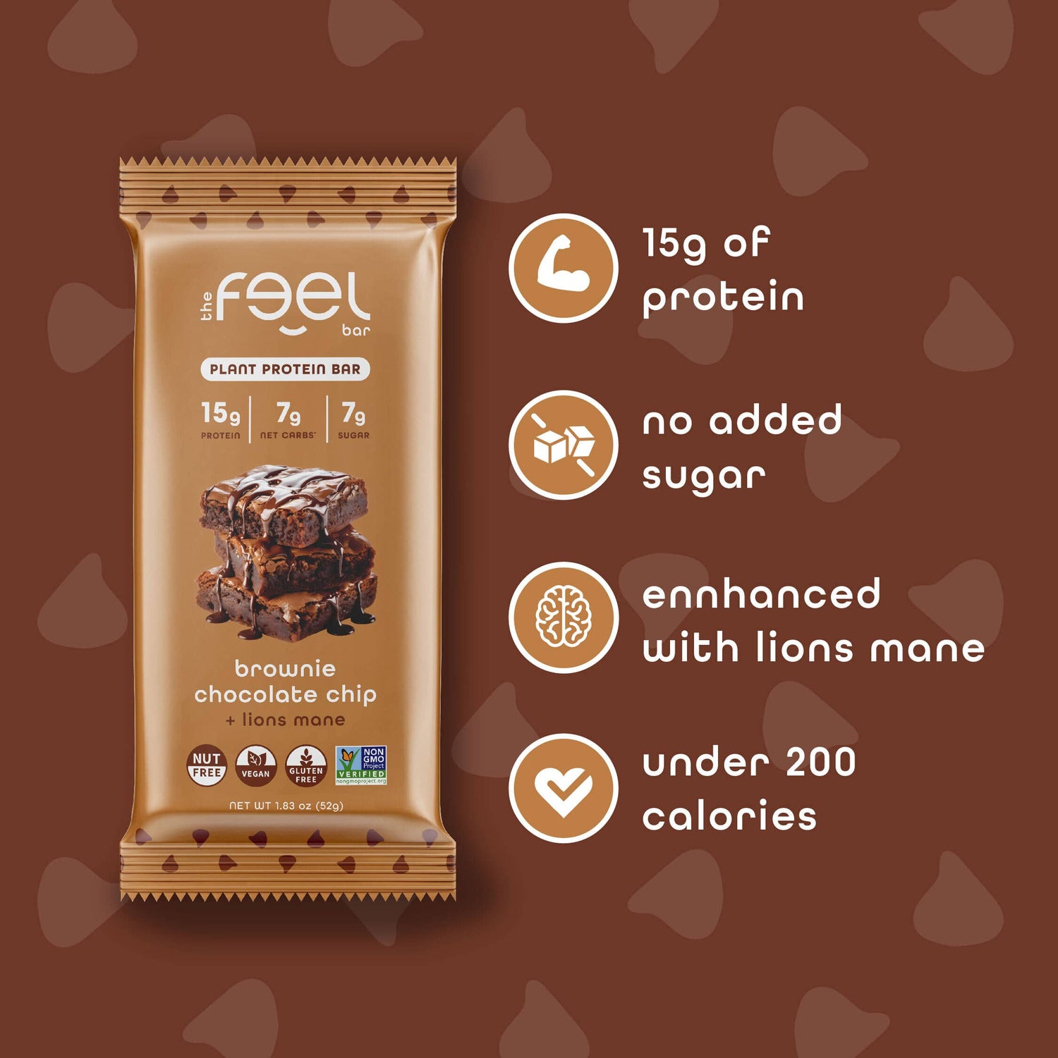 Brownie Chocolate Chip - 10 Pack