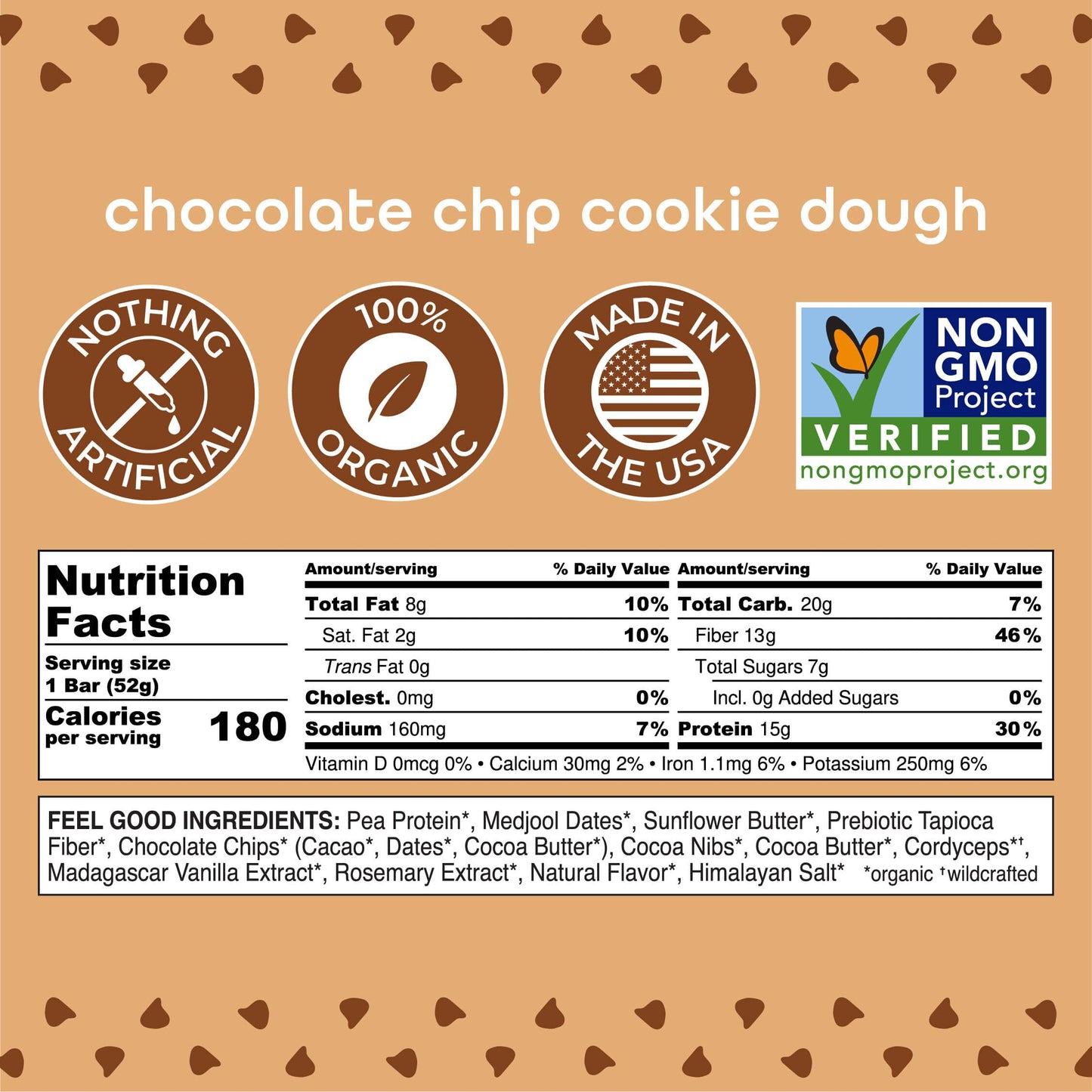 Chocolate Chip Cookie Dough - 10 Pack