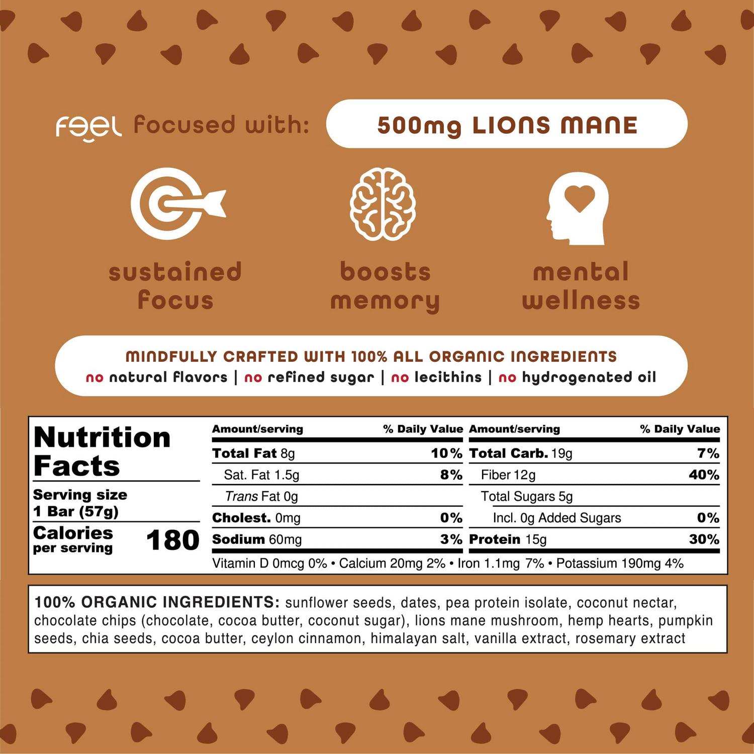 Brownie Chocolate Chip - 10 Pack