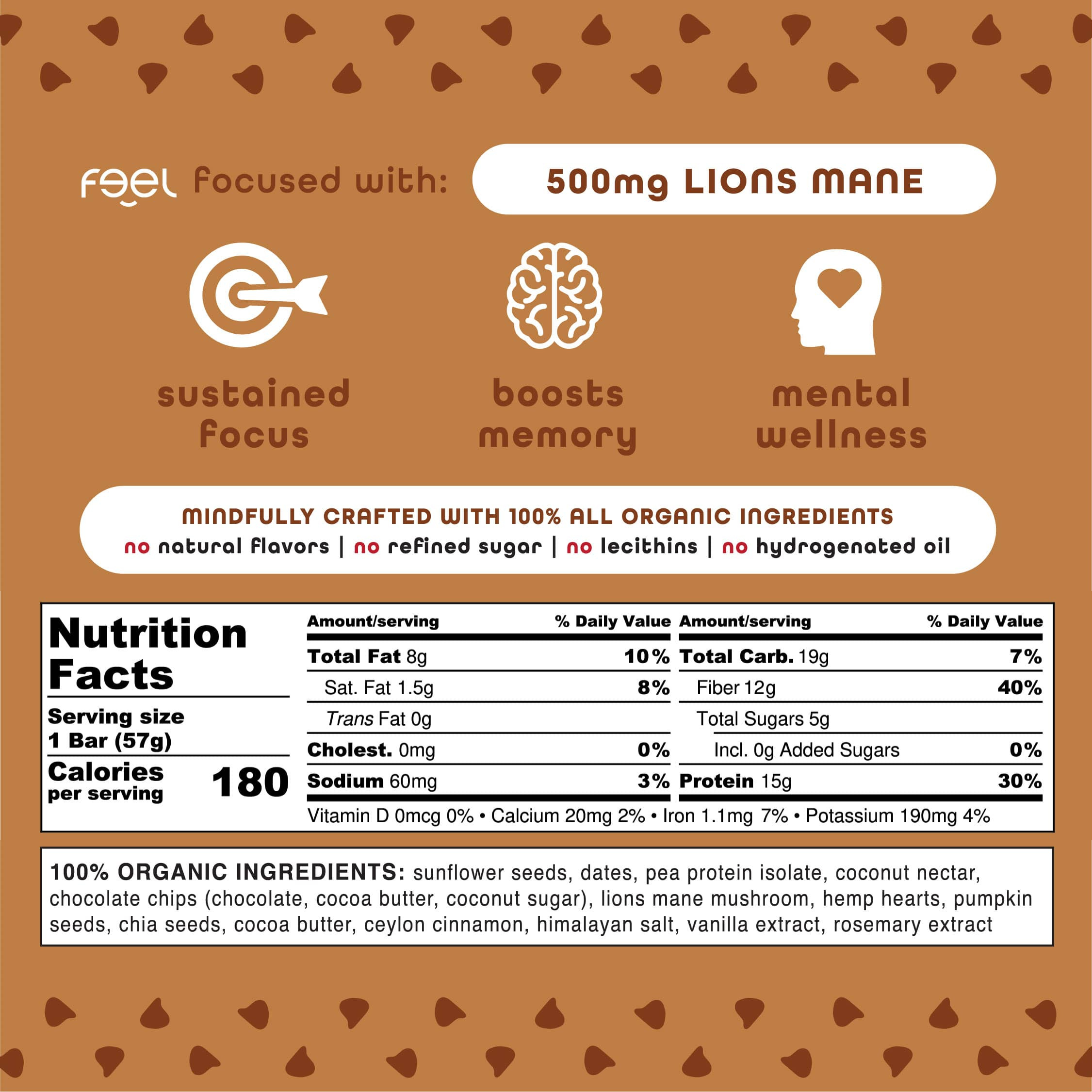 Brownie Chocolate Chip - 10 Pack